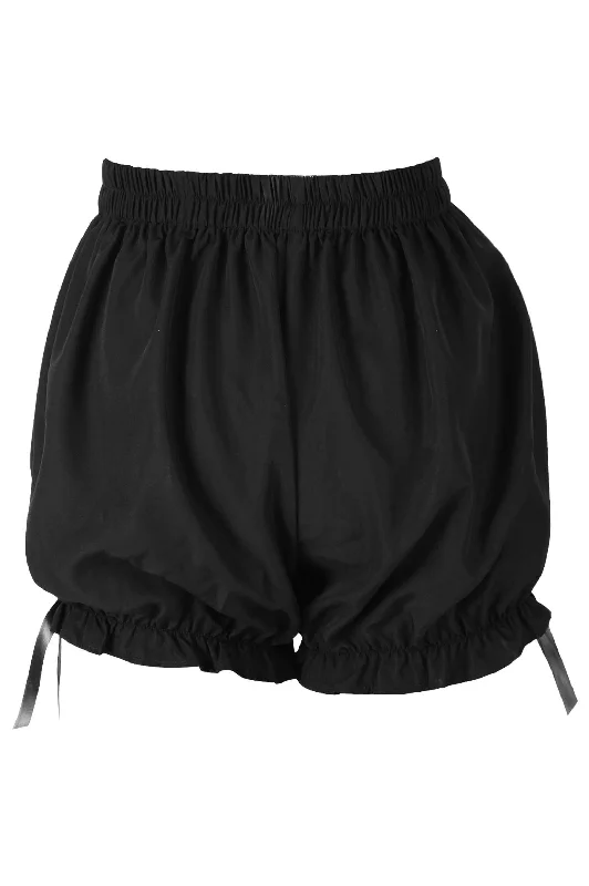 Black Cotton Bloomers