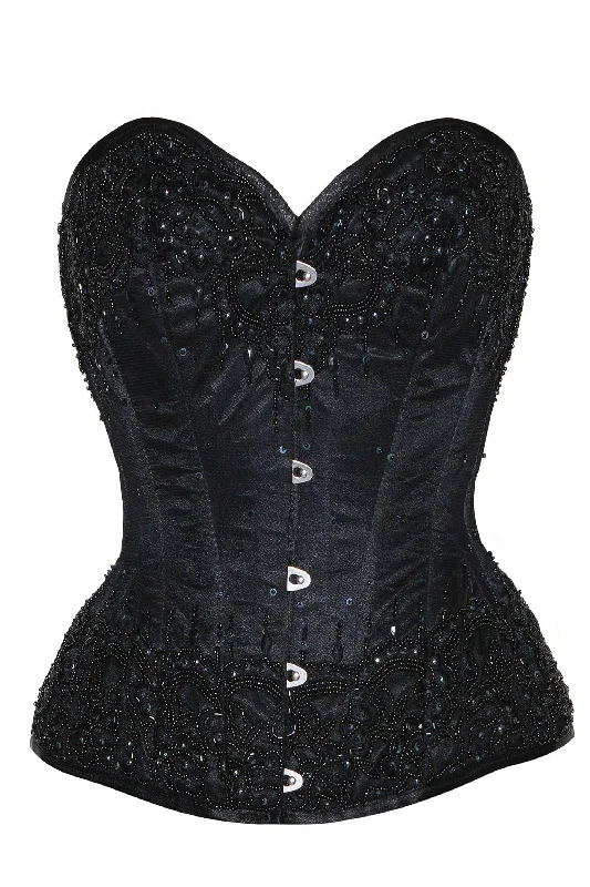 Black Satin Couture Corset