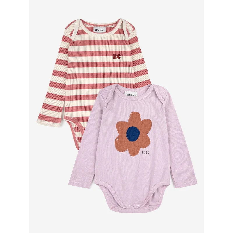 Bobo Choses Baby Maroon Stripes Body Pack