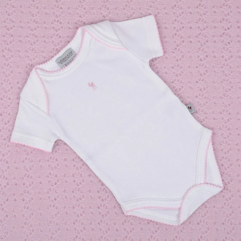 G.H.Hurt & Son Baby Fawn Bodysuit - Pink