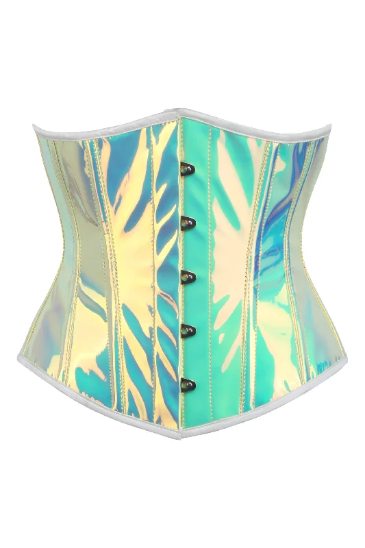 Holographic Underbust Corset