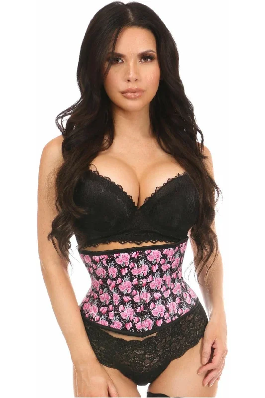 Lavish Floral Print Mini Cincher