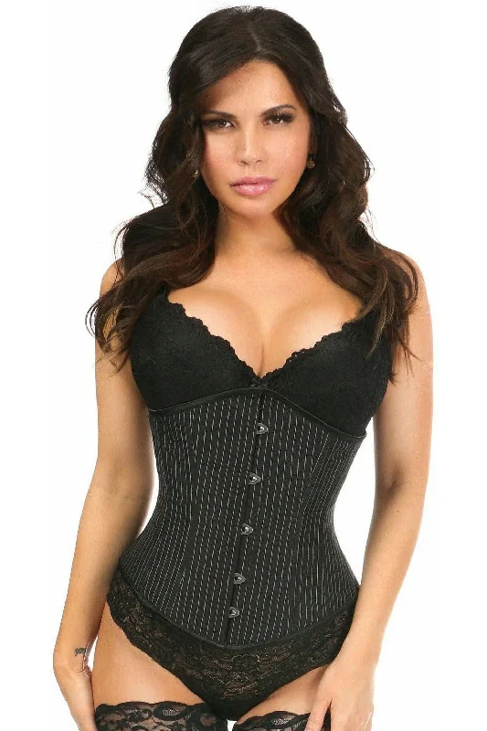 Lavish Pinstripe Underbust Corset