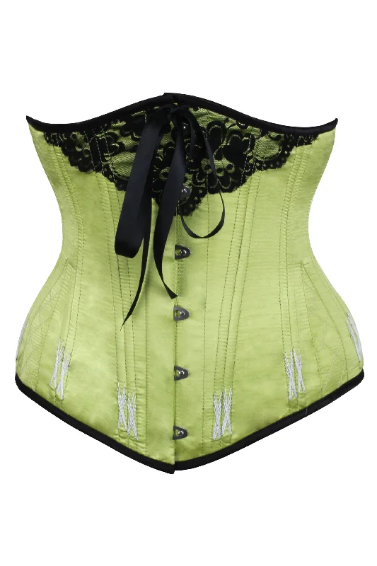 Longline Lime Green Underbust With Flossing