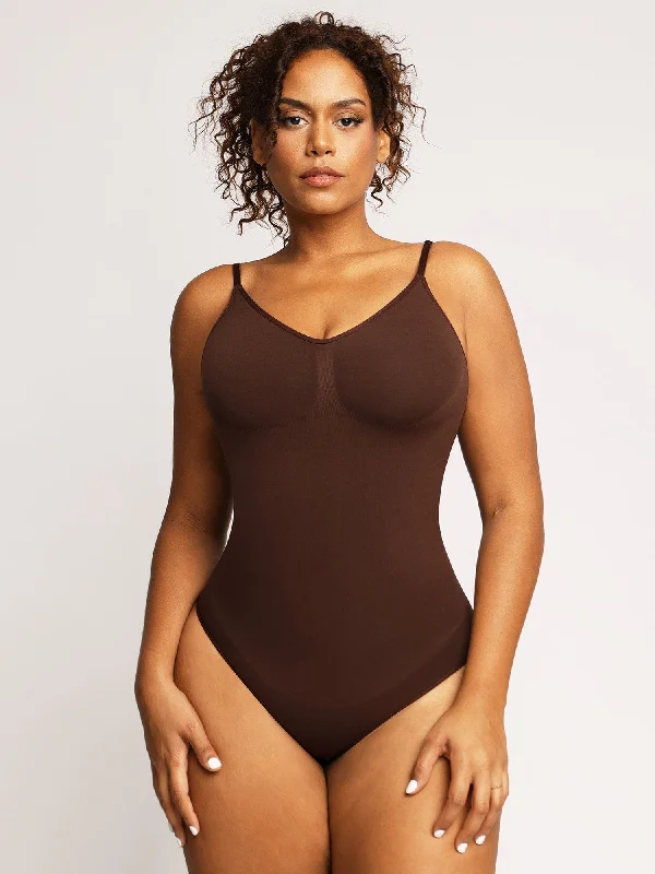 Shapewear Seamless Low Back Tummy Control Thong Bodysuit