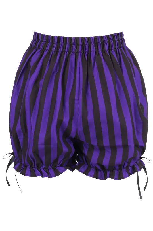 Purple/Black Striped Bloomers