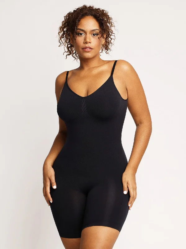 Shapewear Low Back Tummy Control Mid-Thigh Bodysuit