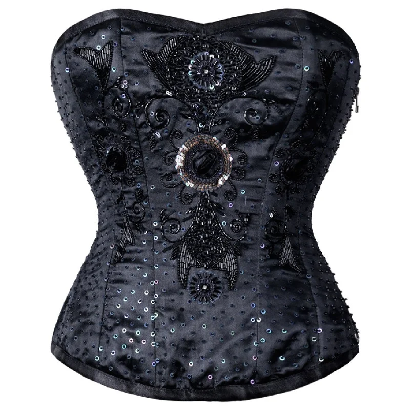 Ursulette Sequined Overbust Corset