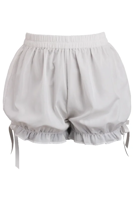 White Cotton Bloomers