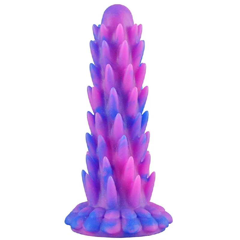 Burr - 9 Inch Spiked Dildo - Silicone Dildo - Huge Anal Dildo