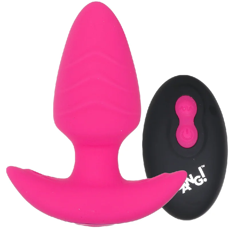 Bang! Rotating & Vibrating Butt Plug in Pink