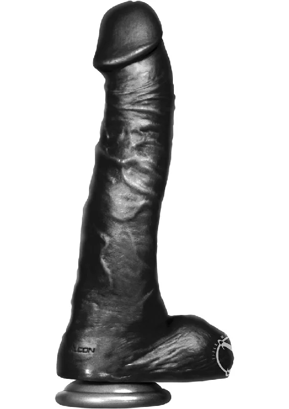 BBC Big Black Cock Twizted Dildo with Balls