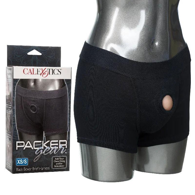 California Exotics - Packer Gear Black Boxer Brief Strap On Harness