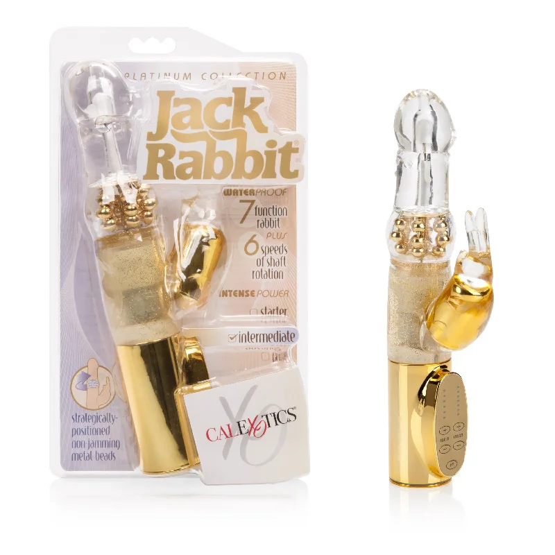 California Exotics - Platinum Collection Jack Rabbit Vibrator Intermediate (Gold)