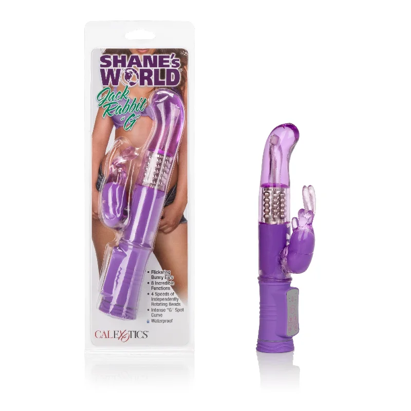 California Exotics - Shane's World Jack Rabbit G Vibrator (Purple)