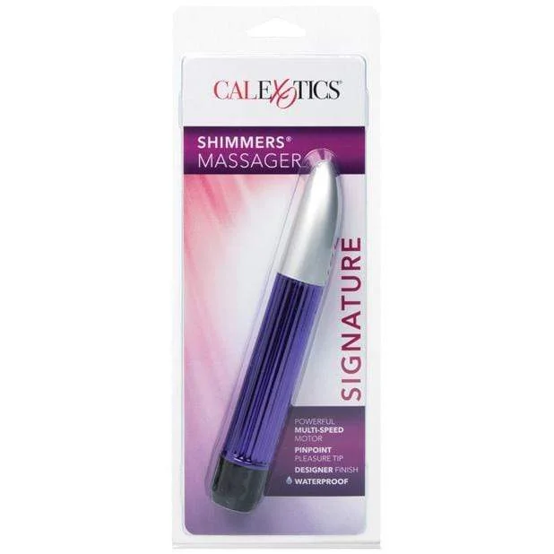 California Exotics - Shimmers Signature Waterproof Vibrator 6.5" (Purple)