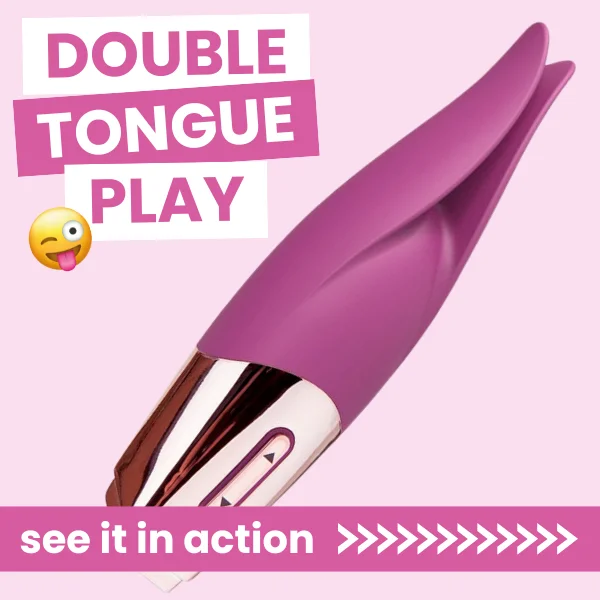 Powerful Fluttering Tongue Vibrator | Clit Tickling Pleasure Vibe