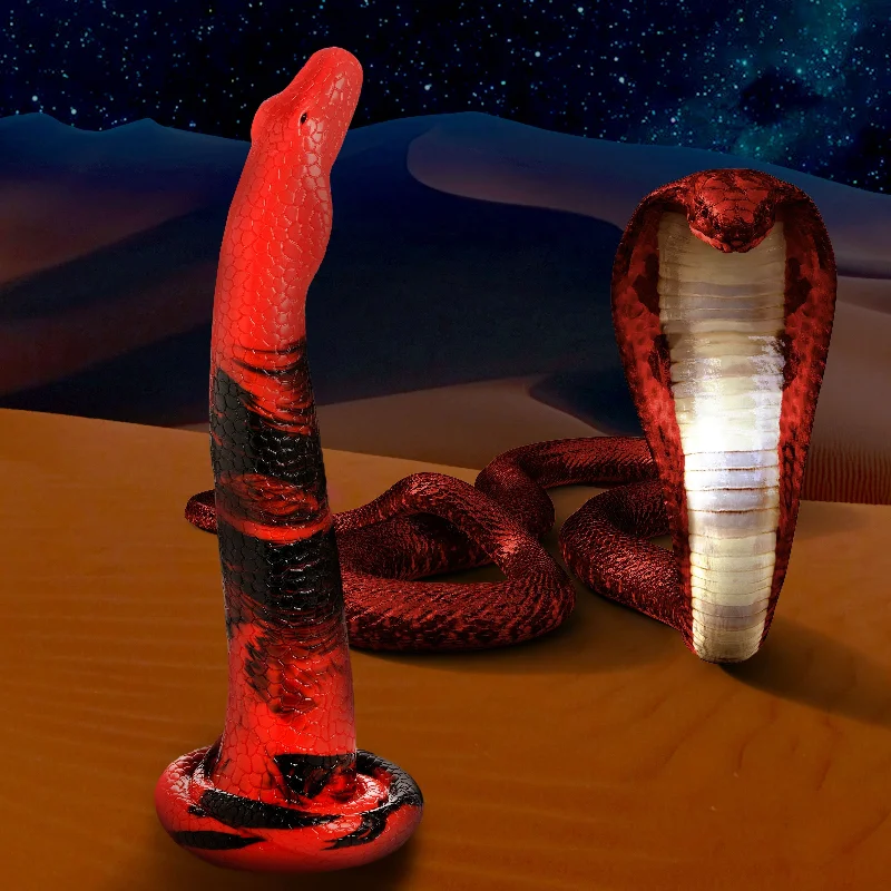 King Cobra Large 14" Long Silicone Creature Dildo