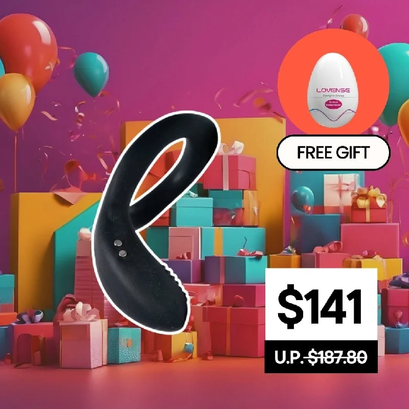 Lovense BFCM Bundle: Diamo App-Controlled Vibrating Silicone Cock Ring