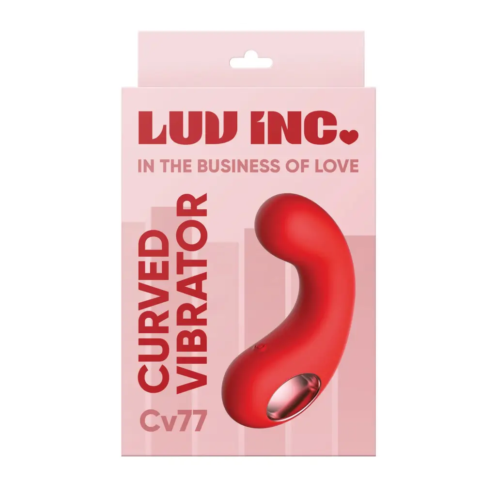 Luv Inc Cv77: Curved Vibrator Light Pink