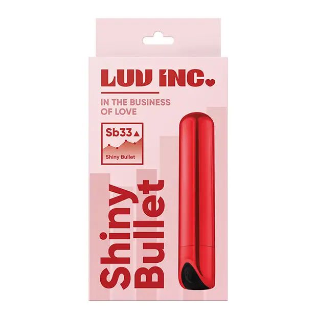 Luv Inc Sb33 Shiny Bullet Rechargeable Vibrator Light Pink