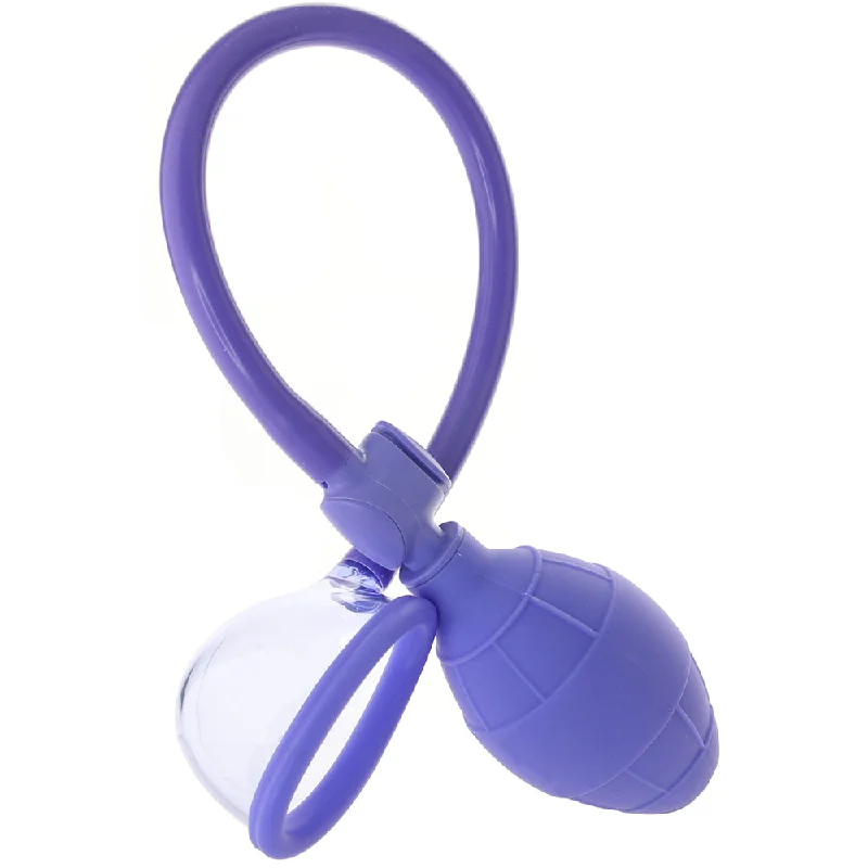 Mini Silicone Clitoral Pump in Purple