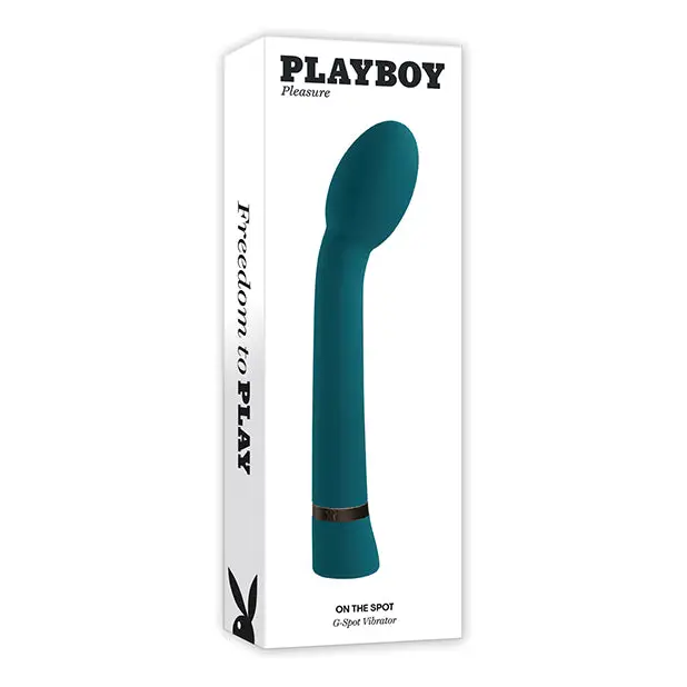 Playboy On The Spot Rechargeable Silicone G-Spot Vibrator Deep Teal