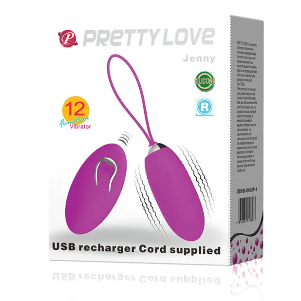 Pretty Love Jenny Remote Control Bullet Vibrator Purple