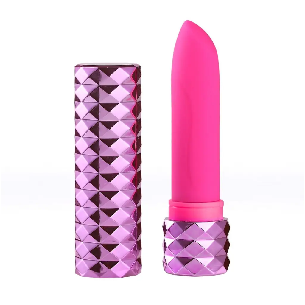 Roxie Maia Crystal Gem Lipstick Vibrator Pink