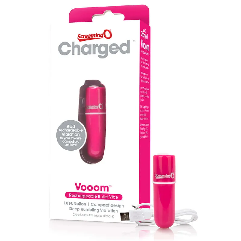 Screaming O Charged Vooom Bullet Pink: Unleash Powerful and Unique Vibrations!