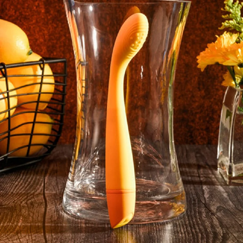 Selopa - Lemon Squeeze G Spot Dildo Vibrator (Yellow)