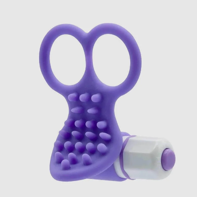 The Finger Sleeve with Bullet - Nodules in Purple