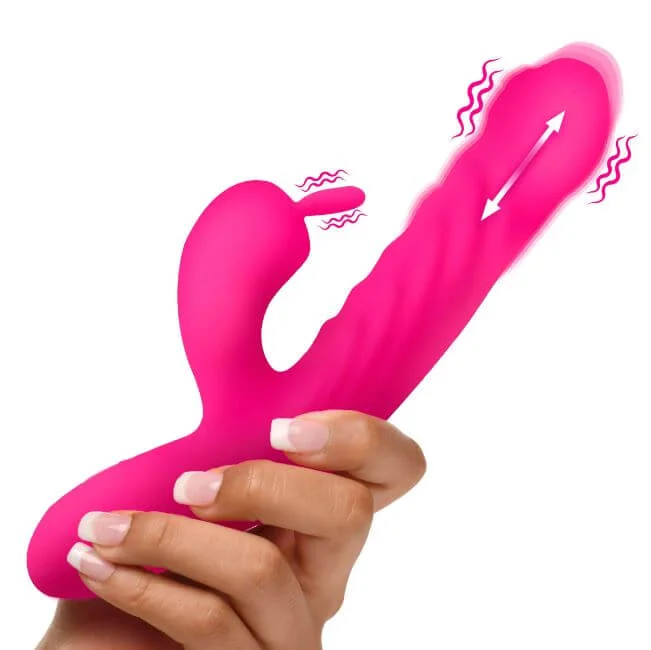 Thrusting & Vibrating Rabbit Vibe – Dual Stimulation with Powerful Thrusts and Clit Vibration