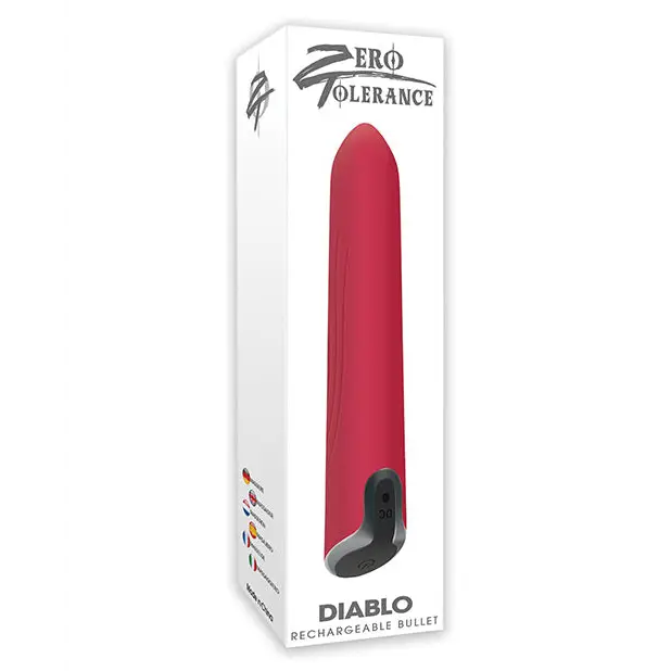 Zero Tolerance Diablo Rechargeable Bullet Vibrator Red