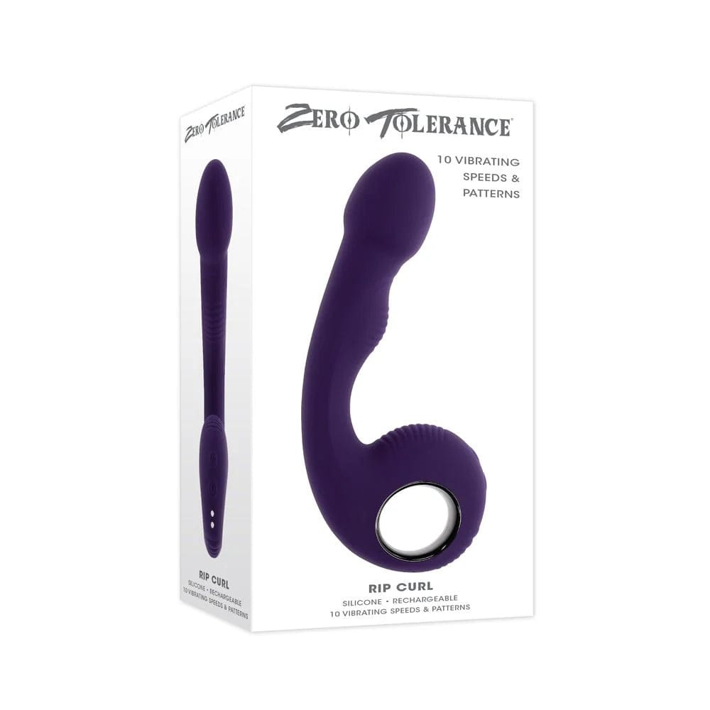 Zero Tolerance - Rip Curl Vibrating Anal Plug (Purple)