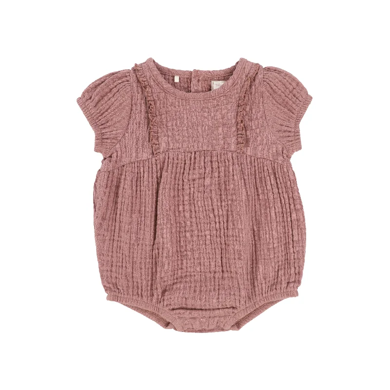 Analogie Gauze Girls Romper - Mauve