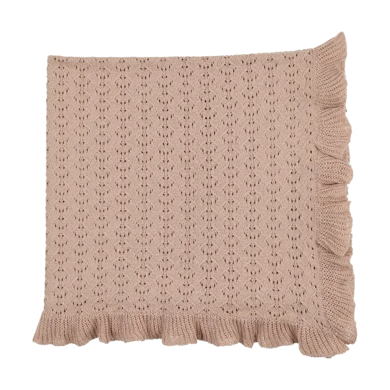 Analogie Knit Girl Blanket - Pink