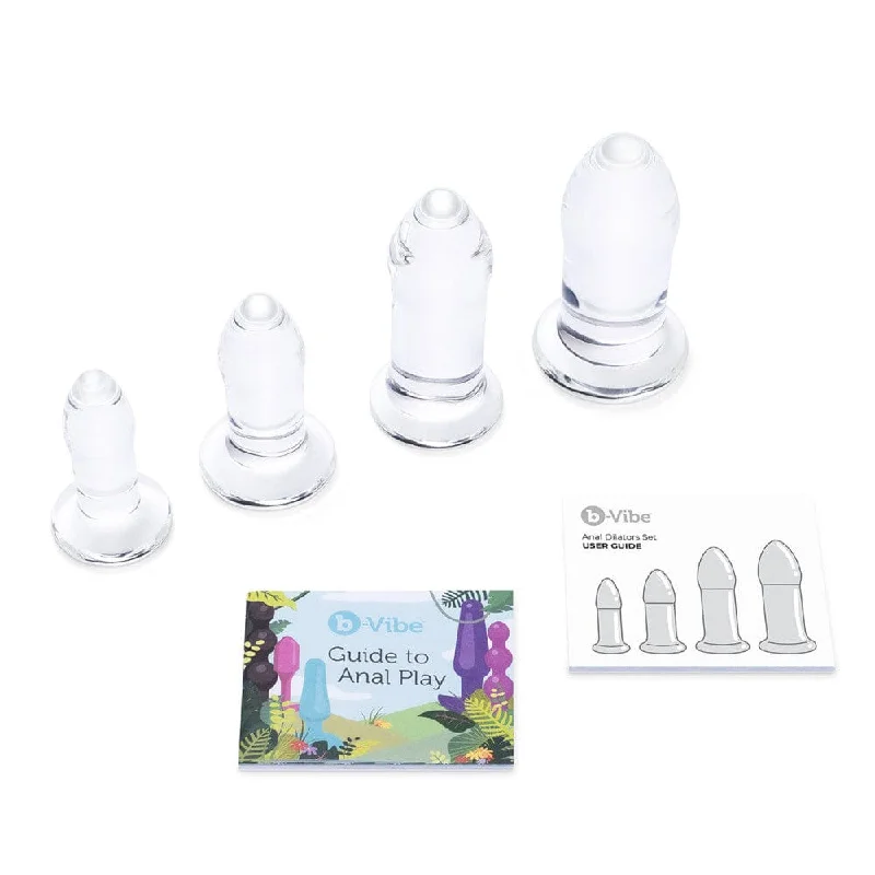 b-Vibe Glass Anal Dilators Set