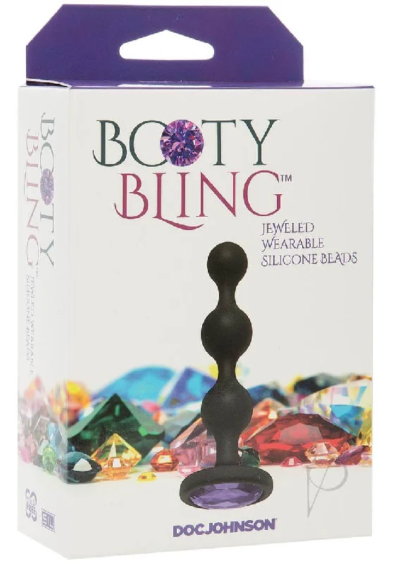 Booty Bling Purple: Playful Elegance with Beaded Pleasure