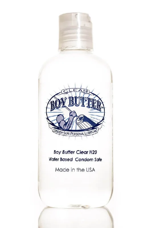 Experience Ultimate Sensation with Boy Butter Clear H2O Lubricant 8 Oz