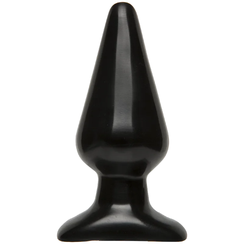 Classic Smooth Butt Plug - Large, Black