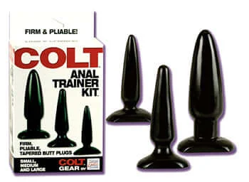 COLT Anal Trainer Kit - Graduated Butt Plug Set for Effective Anal Training