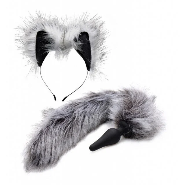 Gray Wolf Tail Set