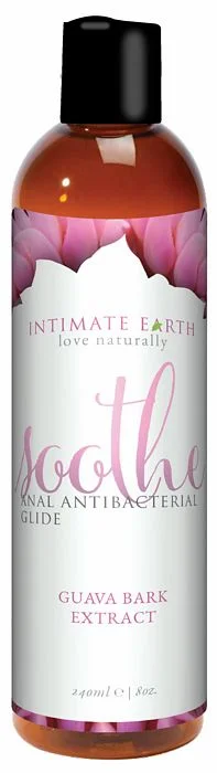 Intimate Earth Soothe Glide Anti-bacterial Anal Lubricant 8 oz