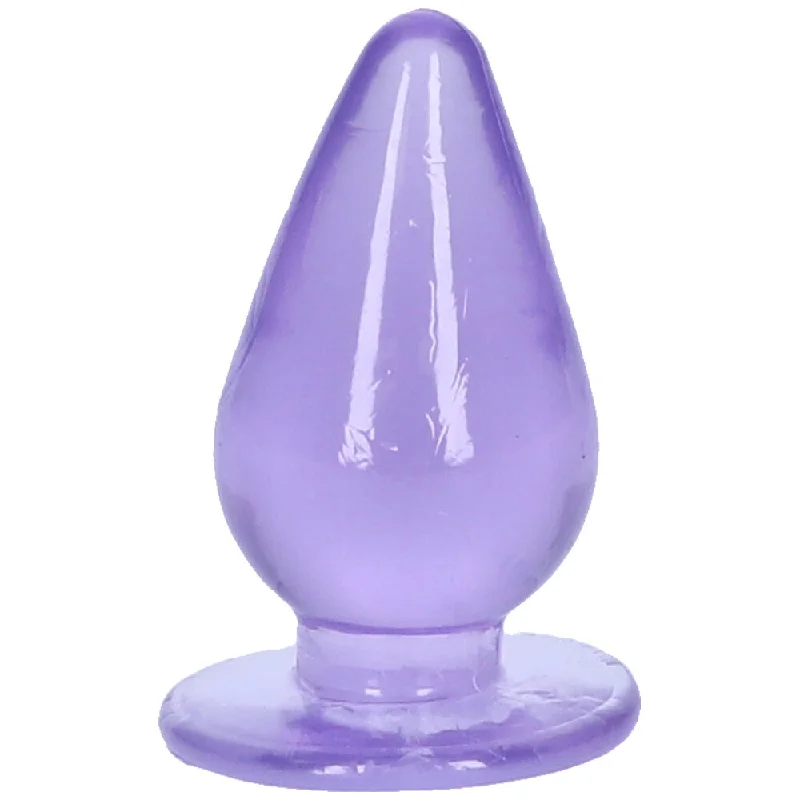 Large Tapered Anal Plug With Flat Base