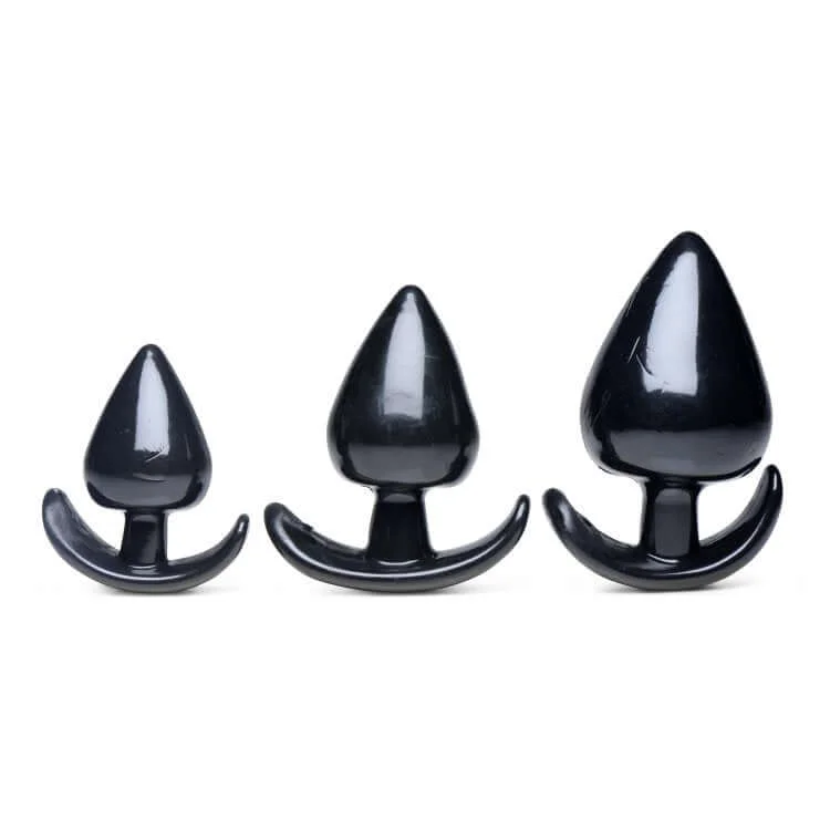 Master Series Triple Spades Anal Plug Set - A Triad of Pleasure Awaits!