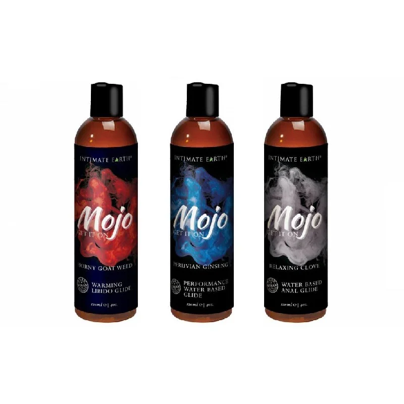 Mojo Glide Stimulating Bundle with Horny Goat Weed, Peruvian Ginseng, and Clove Oil Lubricants