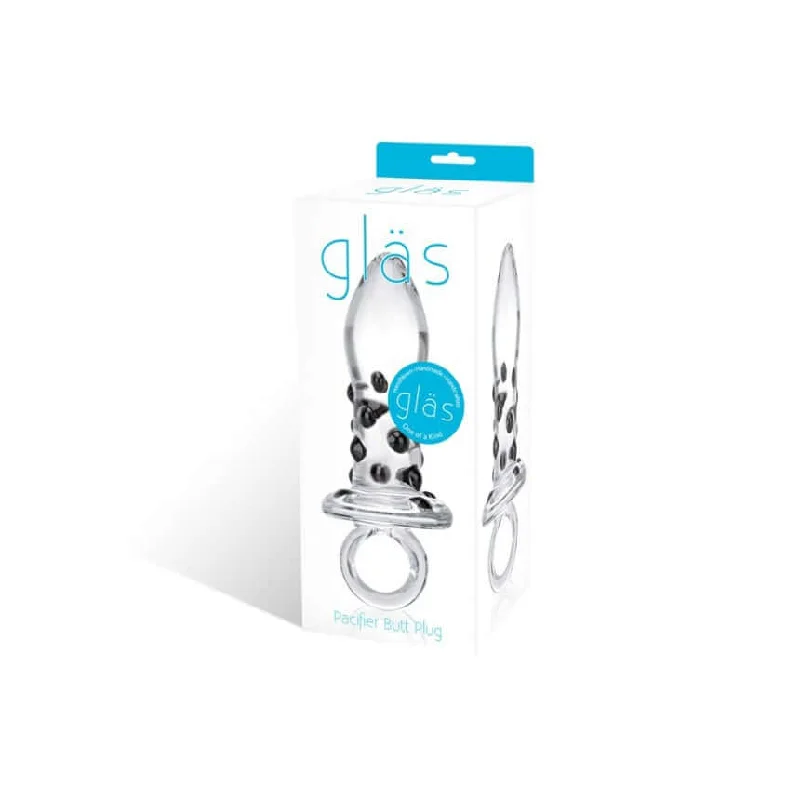 Glas Pacifier Butt Plug: Discover Deeper Sensations with Tinted Nubs