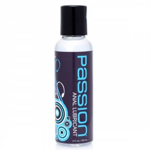 Passion Anal Lubricant 2 oz - Thick Water-Based Gel for Comfortable Anal Play