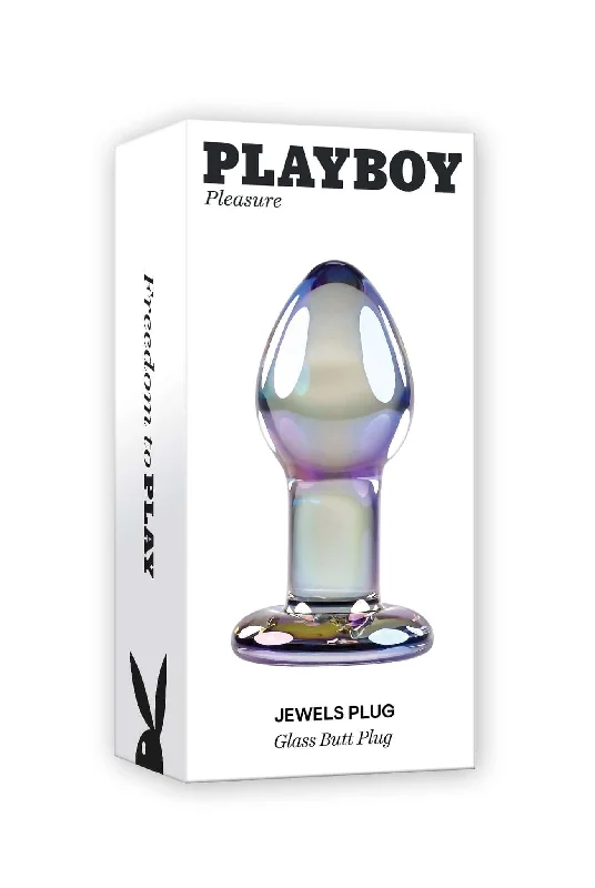 Playboy Jewels Glass Butt Plug - Teardrop Sensation